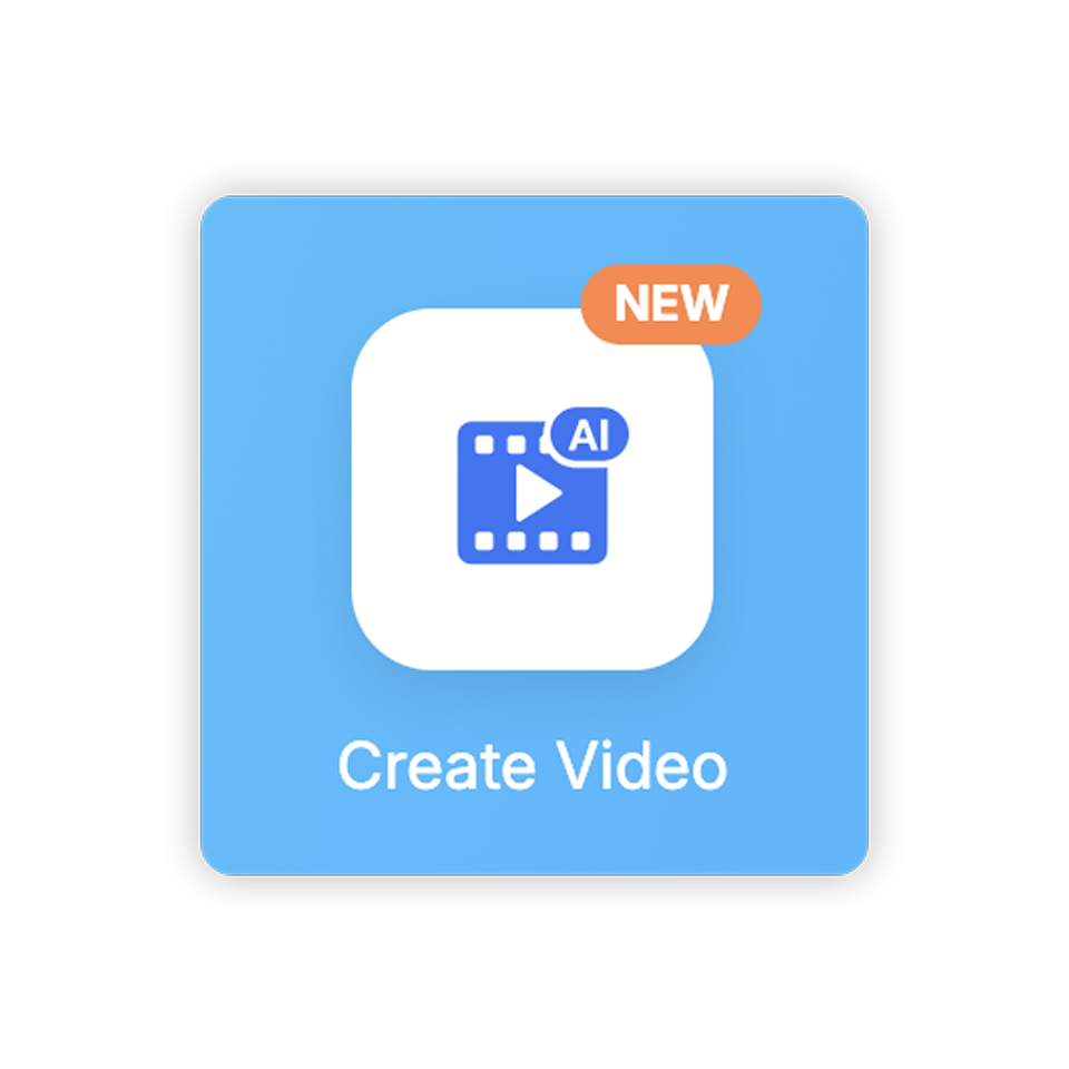 Click Create Video to launch an AI project in the personalized video outreach maker